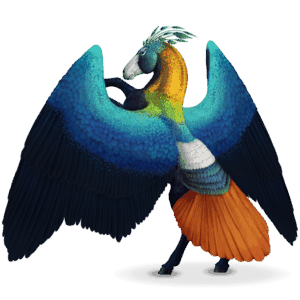 vandrende fuglehest lophos