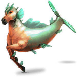 de syv haves vandrende hest mediterraneo